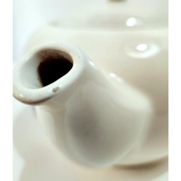 Vintage Stangl Pottery Orchard Song Teapot Hand Painted Fruit Mid Century - Picture 9 of 11